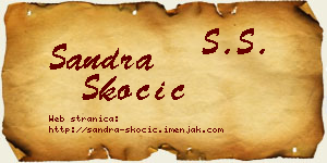Sandra Skočić vizit kartica